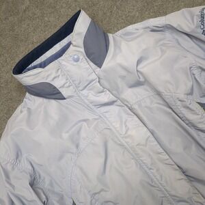 Columbia Sportswear Company Womens XL Blue‎ Fleece Lined Zip Jacket